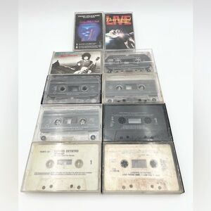 Vintage Rock Cassette Tape Collection